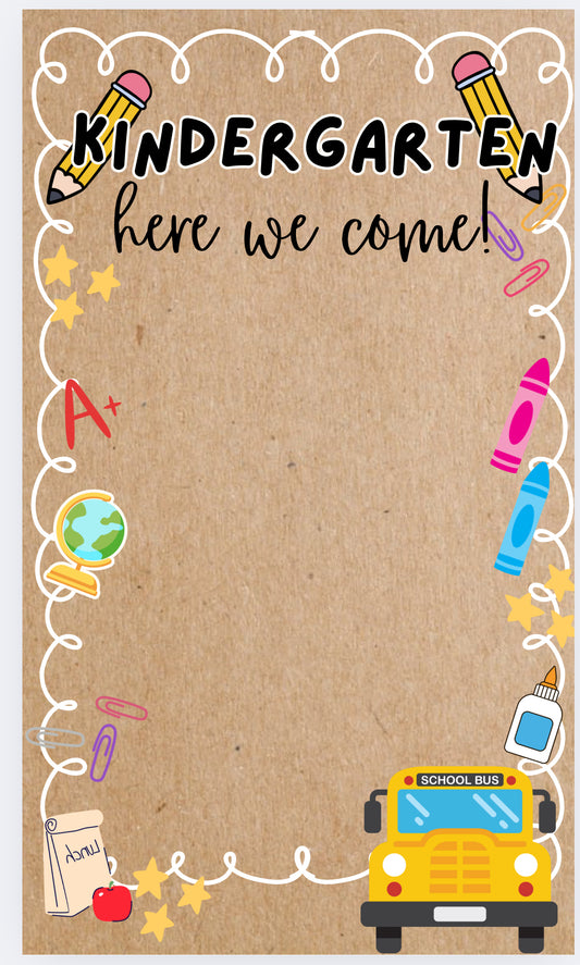 Kindergarten Banner