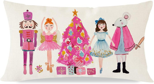 Nutcracker Holiday Pillow