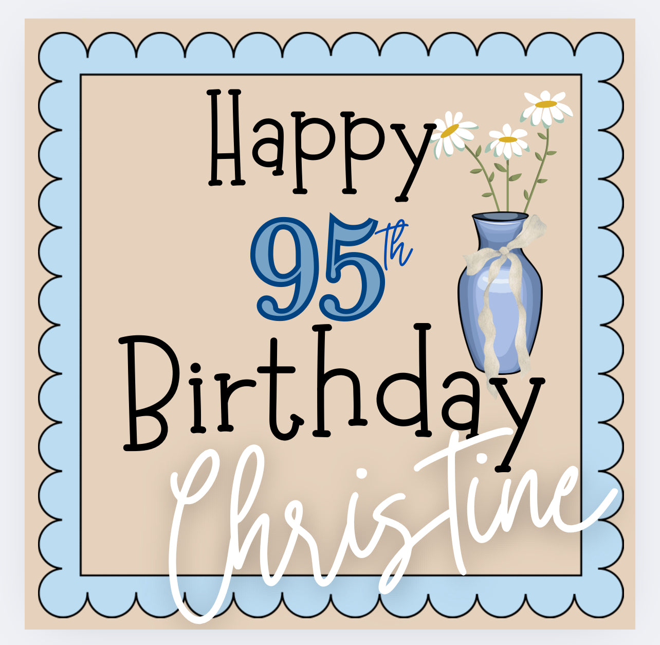 95th Birthday Banner