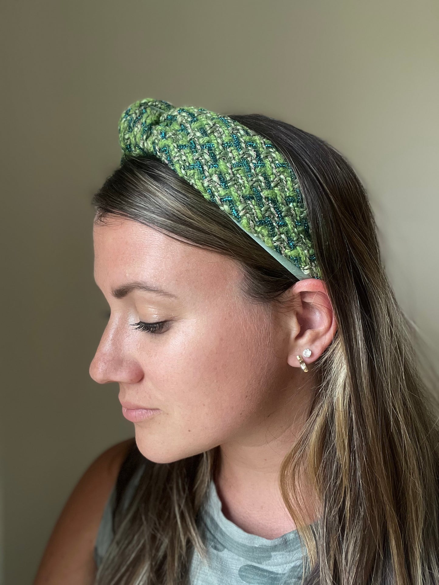 Tweed Knotted Headband