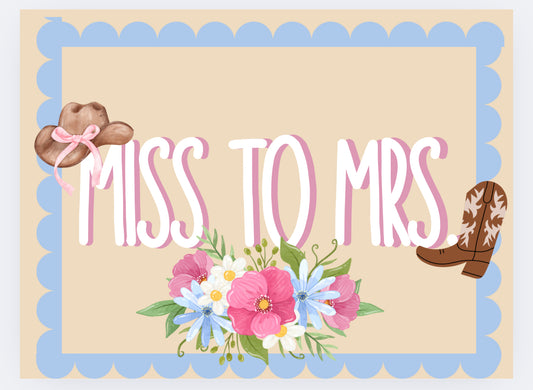 Bridal Shower Banner