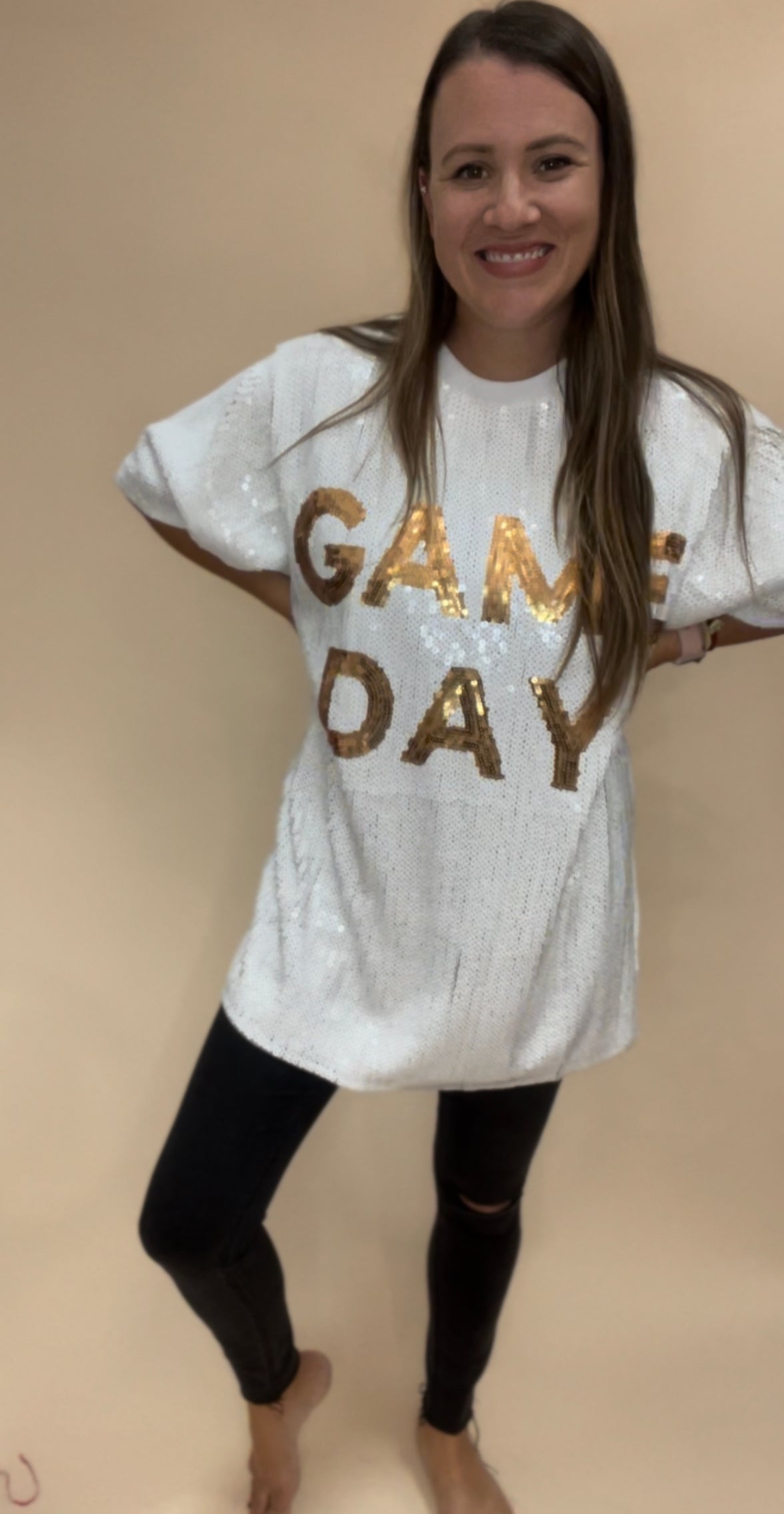 Game Day Sequin Tunic