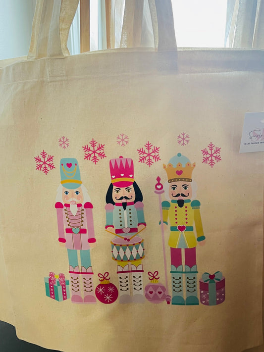 Holiday Nutcracker Tote