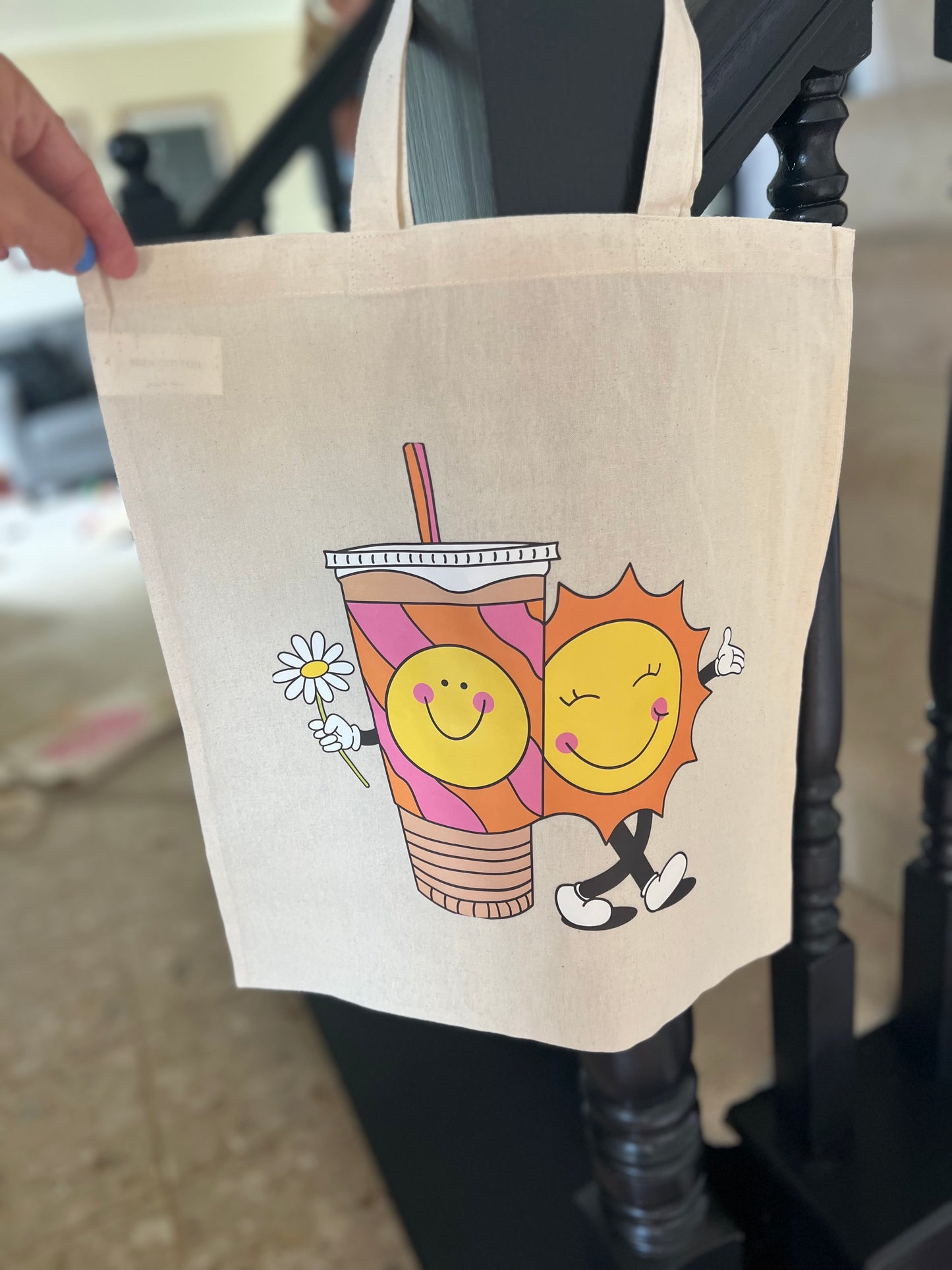 Tote Bag- Coffee and Sunshine