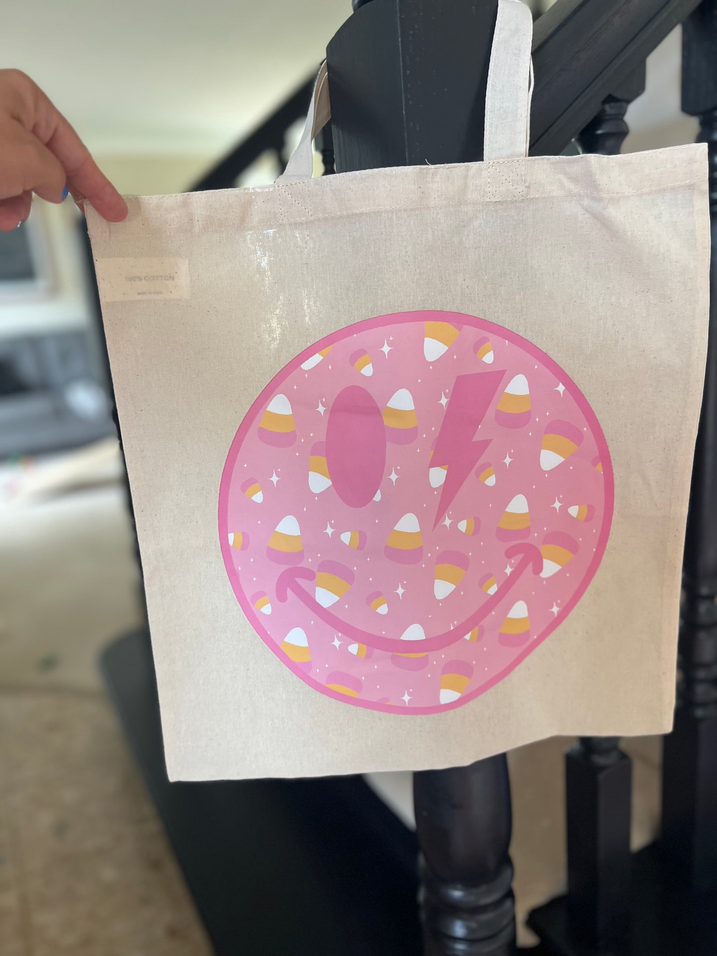 Tote Bag - Candy Smiley Face